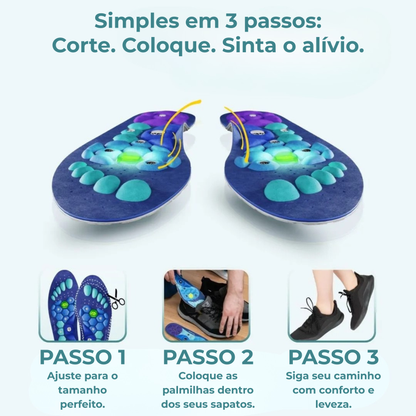 ReliveX™ Palmilhas Magnéticas