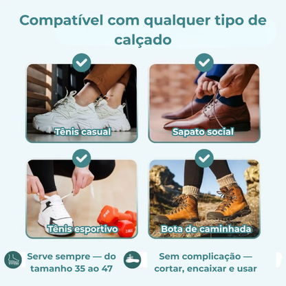 ReliveX™ Palmilhas Magnéticas