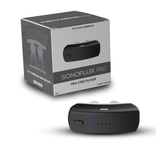 Dispositivo Eletrônico Mini-CPAP Anti-Roncos SonoFlux PRO®