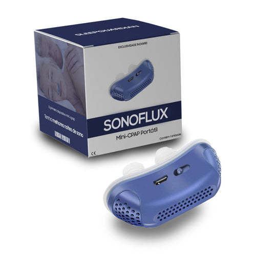 Dispositivo Eletrônico Mini-CPAP Anti-Roncos SonoFlux®